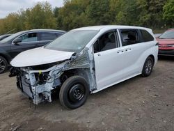 Salvage cars for sale at Marlboro, NY auction: 2024 Toyota Sienna LE