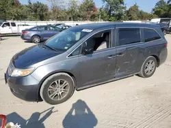 Salvage cars for sale at Hampton, VA auction: 2012 Honda Odyssey EX