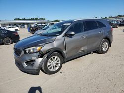 Salvage cars for sale from Copart Harleyville, SC: 2017 KIA Sorento LX