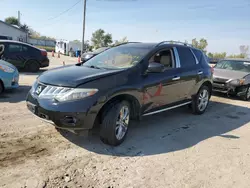 Salvage cars for sale at Pekin, IL auction: 2010 Nissan Murano S