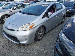 Toyota salvage cars for sale: 2015 Toyota Prius