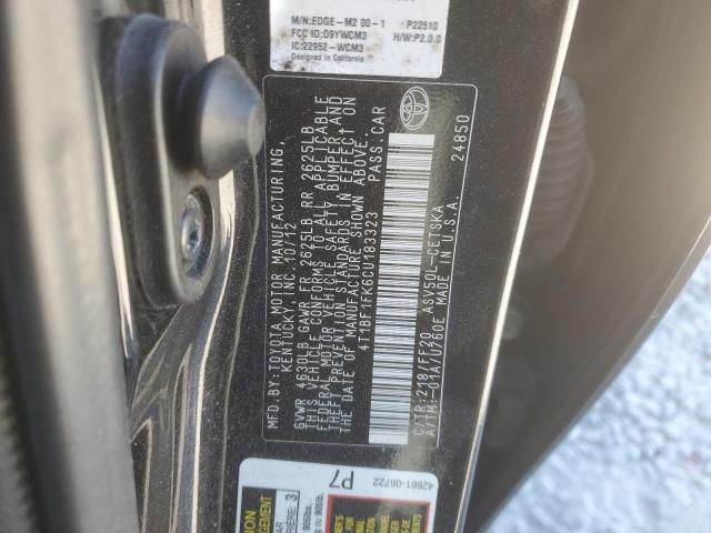 2012 Toyota Camry Base