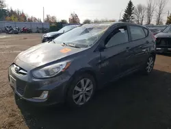 Salvage cars for sale from Copart Bowmanville, ON: 2013 Hyundai Accent GLS