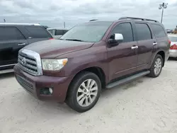 Flood-damaged cars for sale at auction: 2008 Toyota Sequoia Limited