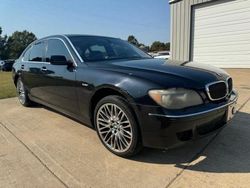 BMW salvage cars for sale: 2007 BMW 750