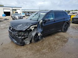 Salvage cars for sale at Gaston, SC auction: 2022 Volkswagen Tiguan SE R-LINE Black