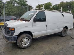 Salvage trucks for sale at Waldorf, MD auction: 2010 Ford Econoline E250 Van