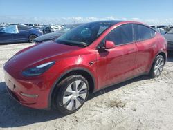 Salvage cars for sale at Riverview, FL auction: 2024 Tesla Model Y