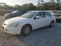 Salvage cars for sale from Copart Augusta, GA: 2005 Honda Accord LX