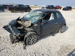 Salvage cars for sale at Taylor, TX auction: 2016 Fiat 500 Easy