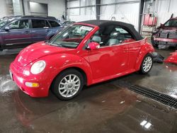 Volkswagen salvage cars for sale: 2004 Volkswagen New Beetle GLS