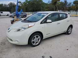 Nissan salvage cars for sale: 2012 Nissan Leaf SV