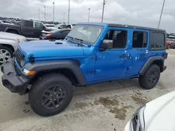 Jeep salvage cars for sale: 2024 Jeep Wrangler Sport