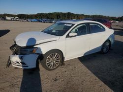 Salvage cars for sale at Assonet, MA auction: 2015 Volkswagen Jetta SE