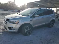 Salvage cars for sale at Cartersville, GA auction: 2017 Ford Escape SE