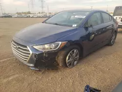 Salvage cars for sale at Elgin, IL auction: 2017 Hyundai Elantra SE