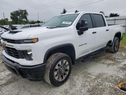 Salvage cars for sale at Arcadia, FL auction: 2024 Chevrolet Silverado K2500 Custom