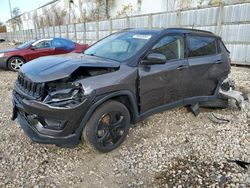 Salvage cars for sale at Franklin, WI auction: 2018 Jeep Compass Latitude