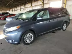 Toyota Sienna xle salvage cars for sale: 2013 Toyota Sienna XLE