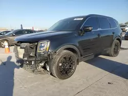 Salvage cars for sale at Grand Prairie, TX auction: 2021 KIA Telluride EX