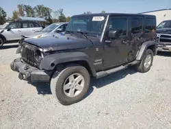 Jeep Wrangler Unlimited Sport salvage cars for sale: 2017 Jeep Wrangler Unlimited Sport