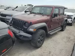 Flood-damaged cars for sale at auction: 2021 Jeep Wrangler Unlimited Sport