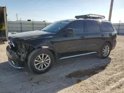 Salvage cars for sale at Andrews, TX auction: 2017 Dodge Durango SXT