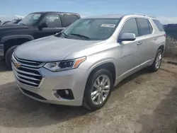 Chevrolet salvage cars for sale: 2021 Chevrolet Traverse High Country