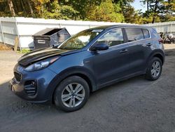 Salvage cars for sale at Center Rutland, VT auction: 2017 KIA Sportage LX