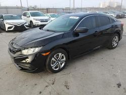 Honda salvage cars for sale: 2018 Honda Civic LX