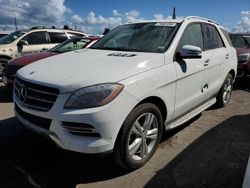 Salvage cars for sale from Copart Arcadia, FL: 2014 Mercedes-Benz ML 350 Bluetec