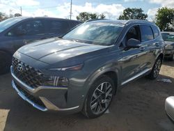 Carros dañados por inundaciones a la venta en subasta: 2022 Hyundai Santa FE Calligraphy