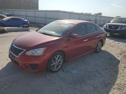 Salvage cars for sale at Kansas City, KS auction: 2013 Nissan Sentra S