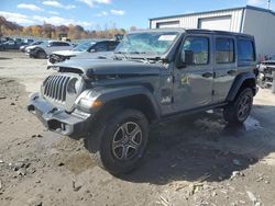 Carros salvage sin ofertas aún a la venta en subasta: 2018 Jeep Wrangler Unlimited Sport