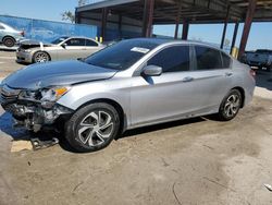 Honda salvage cars for sale: 2017 Honda Accord LX