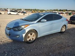 Salvage cars for sale at Oklahoma City, OK auction: 2012 Hyundai Elantra GLS