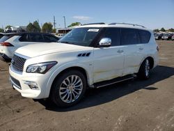 Salvage cars for sale from Copart Denver, CO: 2015 Infiniti QX80