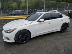 Salvage cars for sale at Waldorf, MD auction: 2015 Infiniti Q50 Base