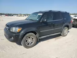 Salvage cars for sale at Houston, TX auction: 2005 Toyota Sequoia Limited