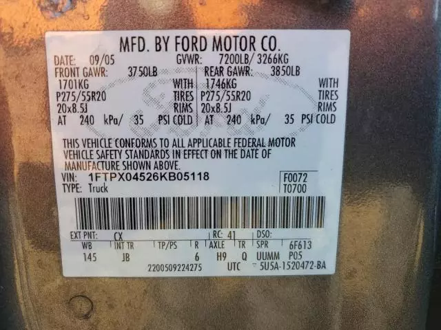 2006 Ford F150