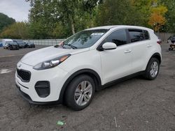 Salvage cars for sale at Portland, OR auction: 2018 KIA Sportage LX