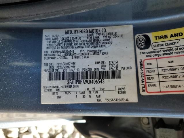 2012 Ford Fusion SE