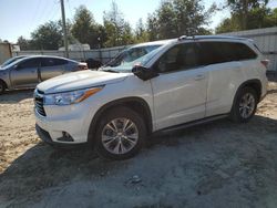 Salvage cars for sale at Midway, FL auction: 2014 Toyota Highlander XLE