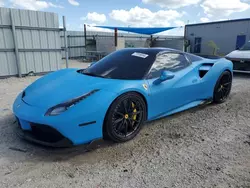 Salvage cars for sale at Arcadia, FL auction: 2017 Ferrari 488 Spider