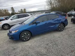 Honda salvage cars for sale: 2014 Honda Civic EX