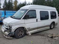 Salvage cars for sale from Copart Arlington, WA: 2001 GMC Savana RV G1500