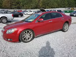 Carros salvage a la venta en subasta: 2012 Chevrolet Malibu LTZ