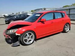 Salvage cars for sale at Bakersfield, CA auction: 2008 Mazda Speed 3