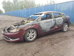 Salvage cars for sale at Moncton, NB auction: 2015 Chrysler 200 Limited