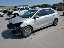 KIA salvage cars for sale: 2020 KIA Rio LX